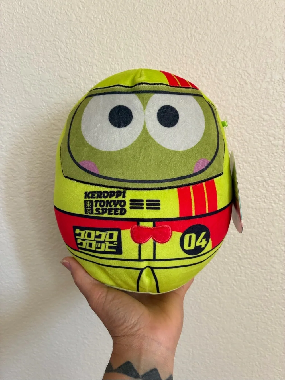 Squishmallows Sanrio Tokyo Speed Keroppi Plush 8-inch